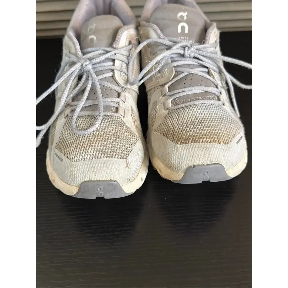 On Cloud Cloud X Running Shoes Gray Mesh Sneakers Women’s US 8 EU 39